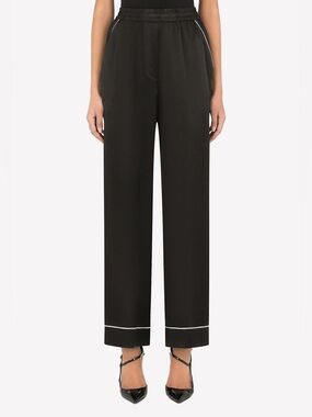 Dolce & Gabbana silk pajama-style pants